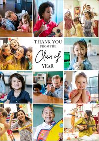 Class of 2022 Thank You Teacher Giant Photo Card