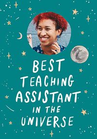 Tap to view Best Teaching Assistant  In Universe Photo Card