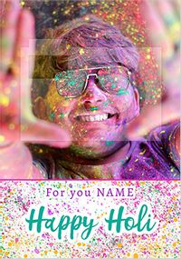 Tap to view Happy Holi Photo Personalised Card