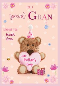Tap to view Barley Bear - Gran Personalised Mother's Day Card