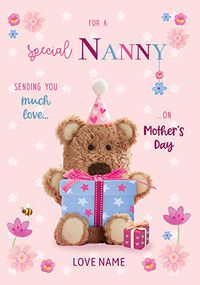 Tap to view Barley Bear - Nanny Personalised Mother's Day Card