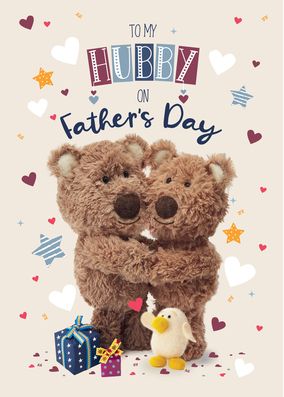 Barley Bear To My Hubby On Father's Day Card