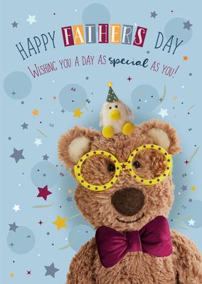 Barley Bear - Special Father's Day Personalised Card