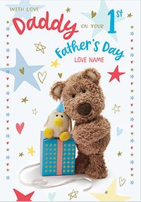 Tap to view Barley Bear - 1st Father's Day Personalised Card