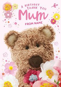 Tap to view Barley Bear - Mum Personalised Birthday Card