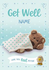 Tap to view Barley Bear - Cute Get Well Soon Personalised Card