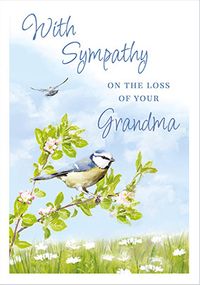 Loss Of Grandma Personalised Sympathy Card