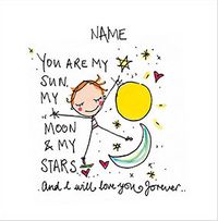 I Will Love You Forever Personalised Card