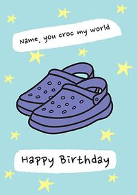 My World Birthday spoof Card
