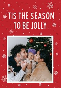 Tap to view Be Jolly Photo Christmas Card