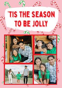 Tap to view Candy Canes Photo Christmas Card