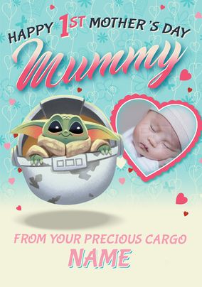 Mandalorian - 1st Mother's Day Photo Card