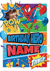 Tap to view Spider-Man - Birthday Hero Photo Card