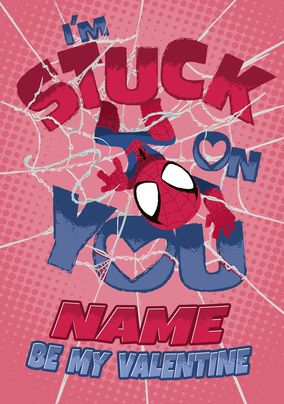 Spider-Man - Personalised Valentine's Card