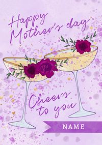 Tap to view Open Glasses Personalised Mothers Day Card