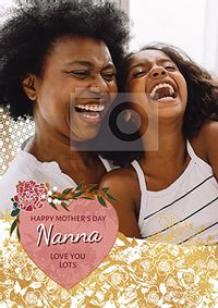 Nanna Photo Mothers Day Card
