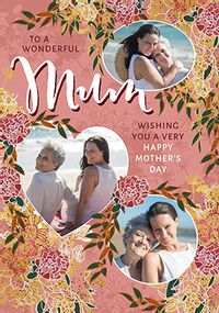 Tap to view 3 Photo Mothers Day Card