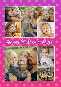8 Photo Mothers Day Card