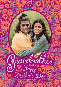 Grandmother photo upload Mother's Day Card