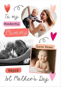 Tap to view 1st Mother's Day 3 Photo Upload Card