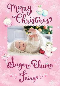 Tap to view Sugar Plum Fairy Photo Christmas Card