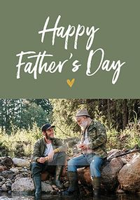 Pure and Simple Photo Father's Day Card