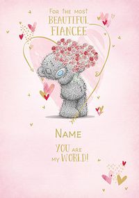 Me To You - Fiancée Valentine's Day Personalised Card