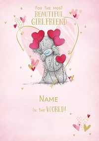 Me To You - Beautiful Girlfriend Valentine's Day Personalised Card