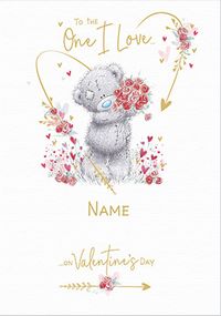 Me To You - One I Love Valentine's Day Personalised Card