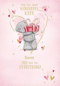 Me To You - Wife Valentine's Day Personalised Card