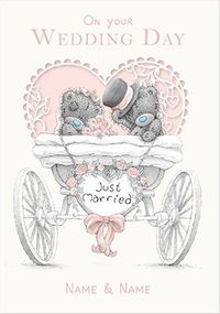 Tap to view Me To You - Just Married Personalised Wedding Card