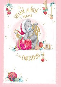 Special Auntie Personalised Christmas Card