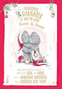 Daughter & Son in Law Cute Christmas Personalised Card