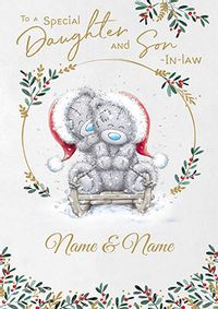 Daughter & Son in Law Christmas Cute Personalised Card