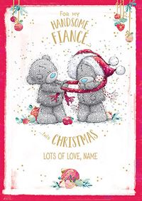Me To You - Fiance Christmas Personalised Card