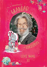 Me To You - Grandad Christmas Photo Card