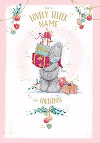 Tap to view Me To You - Sister Christmas Personalised Card