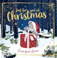 Me To You - Just for You Christmas Personalised Card