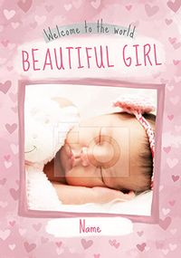 Tap to view Beautiful Baby Girl Photo Card