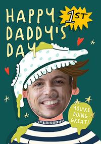 Happy 1st Daddy's Day Photo Father's Day Card