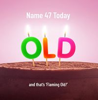 Tap to view Old Birthday Card