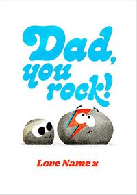 Tap to view Dad You Rock Fathers Day Card