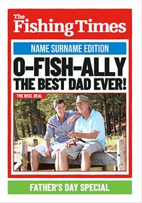 O-Fish-Ally Father's Day Card
