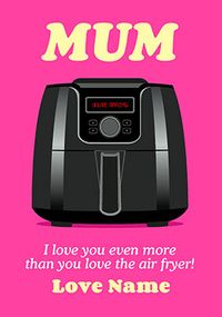 Tap to view Mum Love You More Personalised Mother's Day Card