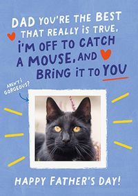 Catch a Mouse Fathers Day Card