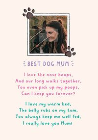 Tap to view Mothers Day Dog Photo Card