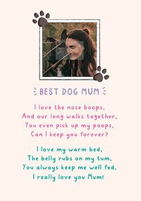 Tap to view Mothers Day Dog Photo Card