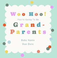 Tap to view You're Going To Be Grandparents Congratulations Pregnancy Card