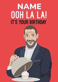 Ooh La La Personalised Birthday Card
