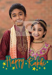 Happy Rakhi Photo Card